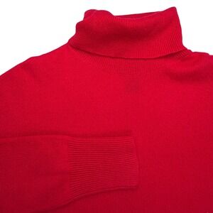 Halogen 100% Cashmere‎ Turtleneck Sweater Red XS Womens
